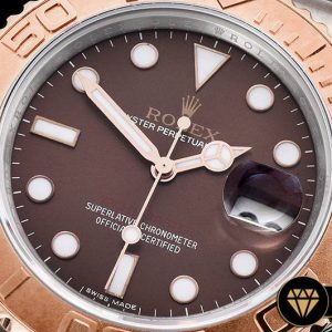 ROLYM133 - YachtMaster 116623 40mm Wrapped RGSS Brown BP A3135 - 10.jpg